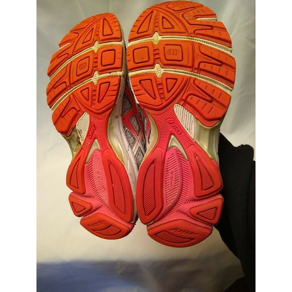 ASICS Gel-Exalt 2 T4B6N Running Training Shoes Silver Orange Women Size US 7 - Picture 8 of 11